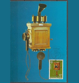 Luxemburgo #625  1979 Maxicard "Europa - Teléfono vintage"