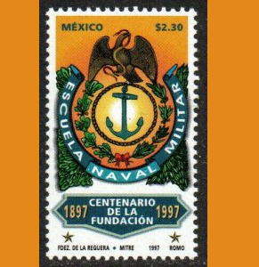México #2039 1997 Nueva NH "Centenario de la Escuela Naval Militar"