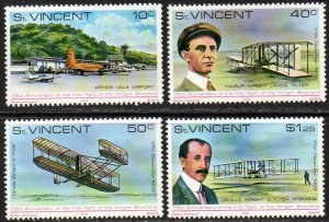 San Vicente #537 - 540 1978 Serie completa Nueva NH "75 Aniversatos del primer vuelo"