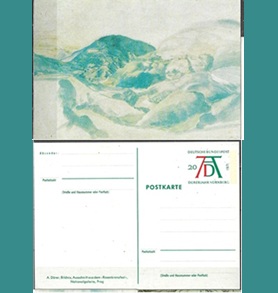 Alemania 1971 Entero postal mod2 «Wehlsch Pirg, de Durero»