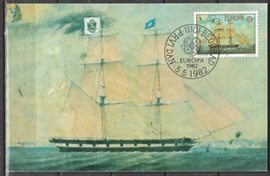 Yugoslavia #1565 1983 Maxicard "Velero Splendido"
