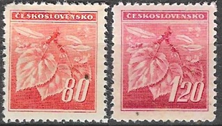 Checoslovaquia #uevos NH «hojas y brotes de tilo»