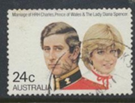Australia #804 1981 "Diana, boda real"