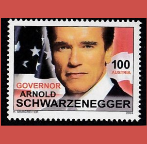 Austria #1961 2004 Nueva NH "Arnold Schwarzenegger"