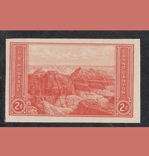 Estados Unidos # 757, Parque Nacional del Gran Cañón, IMPERF