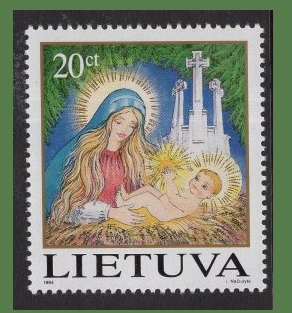 Lituania #505 1994 Nueva NH "Navidad"