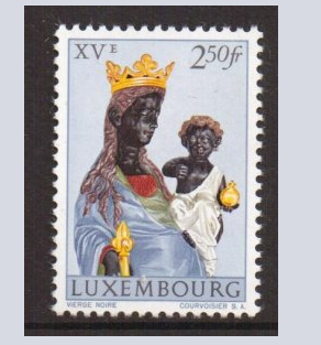 Luxemburgo #394 1963 Nueva NH "Virgen Morena"