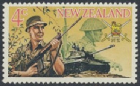 Nueva Zelanda #409 1968 Nuevas LH "Fuerzas Armadas"
