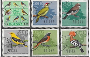 Polonia #1452 - 1457  1966 (#1457 con ventana)