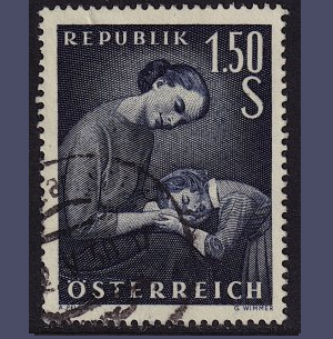Austria#633 1958 "Dia de la madre"