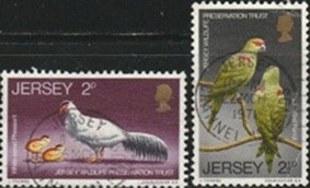 Jersey #49 - 50 1971 "Faisán orejiblanco y Cotorra serrana occidental"