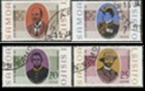 Samoa #279 - 282 1968 Serie completa "Sexto aniversario de la independencia"