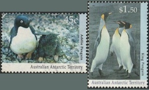 Territorio Antártico Australiano #L83 - L84 1992 "Pingüinos"