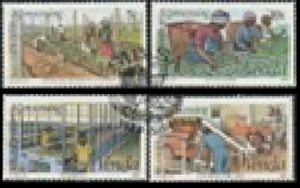 Venda #28 - 31 1980 Serie completa "Producción de té"